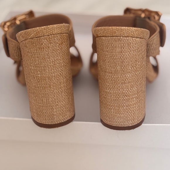 Enola Natural Leather Sandal by Schutz. - Picture 2 of 11